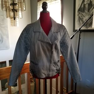 Maurices Large Leather Like Moto 🏍 Jacket